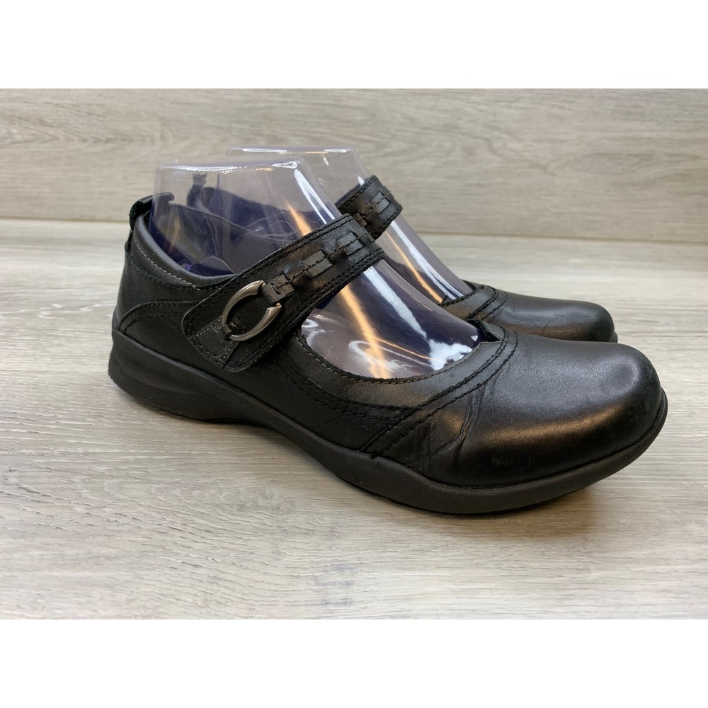 Earth Origins Black Leather Mary Jane Comfort Women's 8 Casual Comfort Shoes
